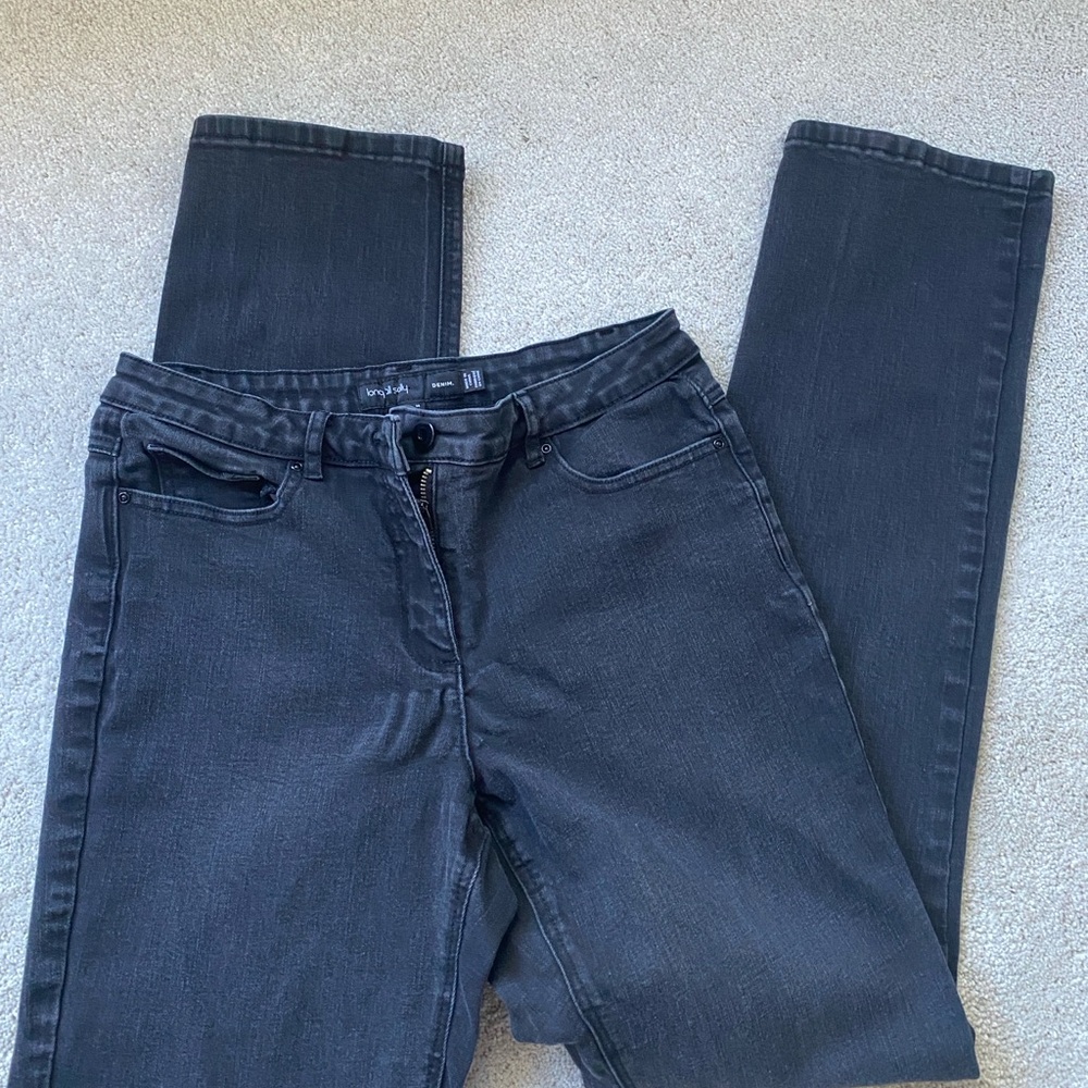Long Tall Sally Charcoal Denim Jeans
